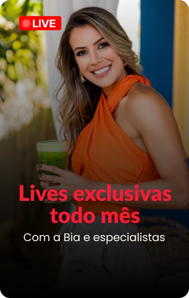 Lives exclusivas todo mês