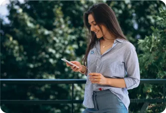 Aluna acompanhando o Instagram privado