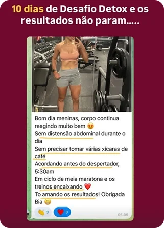 Depoimento de uma aluna