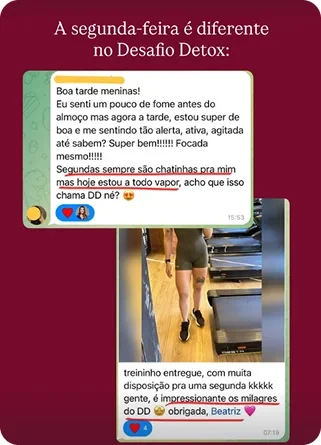 Depoimento de uma aluna